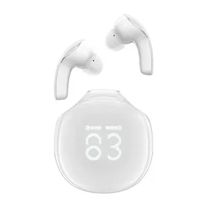 Austiņas Acefast T9 TWS, Bluetooth 5.3, IPX4, porcelāna baltas