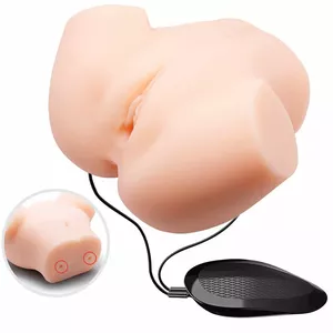 Masturbator Crazy Bull Realistic Vagina and Anus Double Vibration