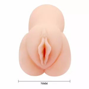 Masturbator Crazy Bull Bella — silicone, flesh color, vagina-shaped