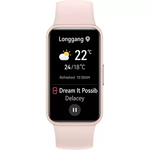 Фитнес-браслет Huawei Band 8 AMOLED 1.47" Черный Розовый