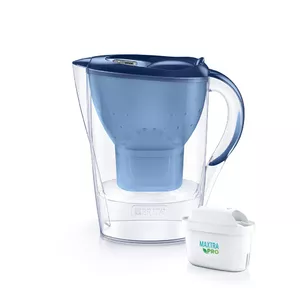 Фильтр-кувшин для воды BRITA MARELLA MXPRO 2.4 л — синий, совместим с картриджем BRITA MAXTRA PRO