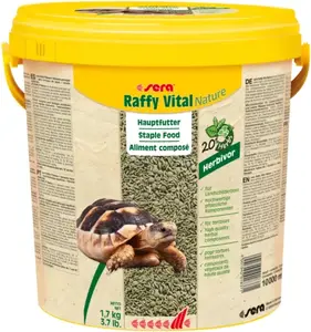 sera Raffy vital Nature корм для травоядных рептилий и черепах, 1.7 кг (10000 мл)