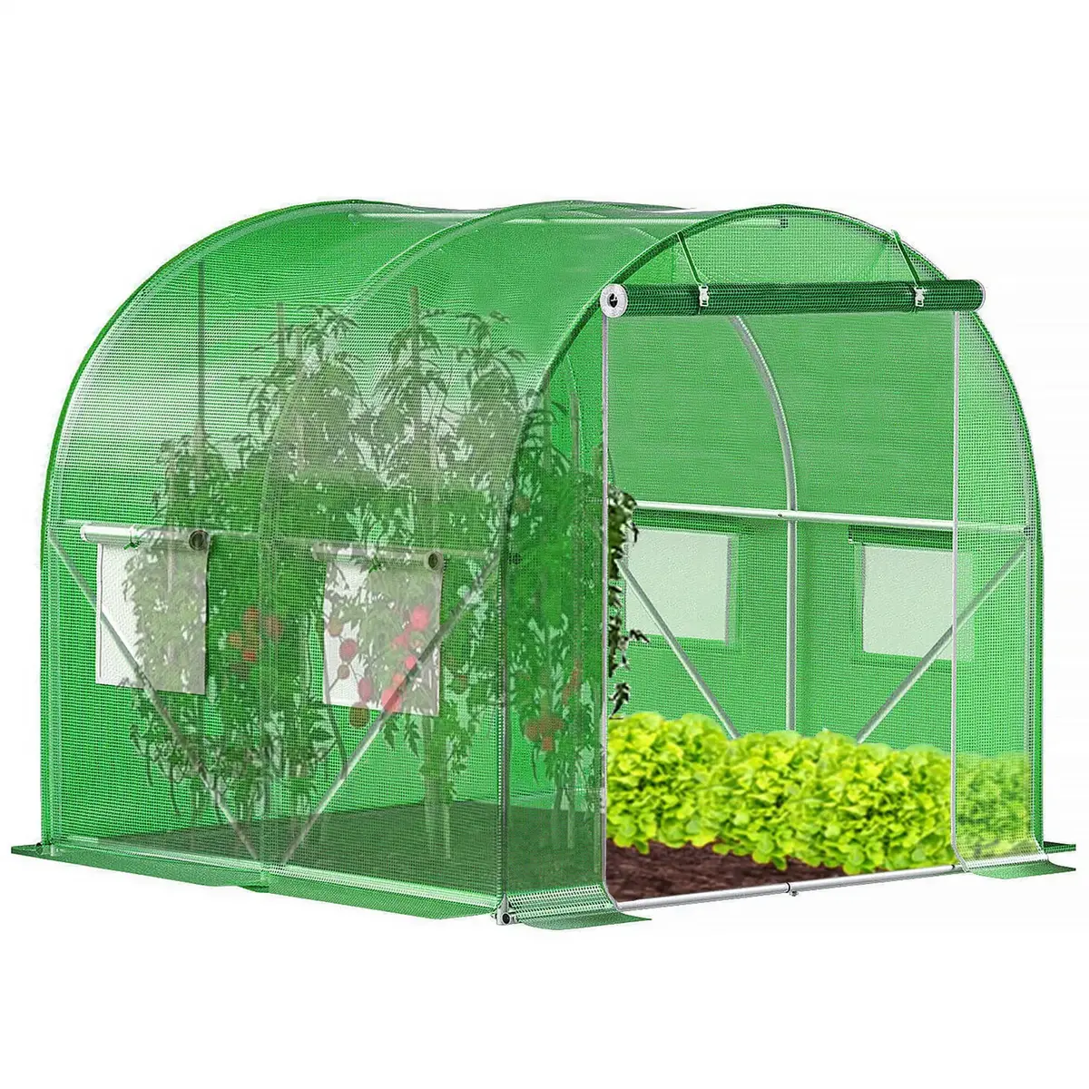 Greenhouse foil Springos GT0001F 2×2×2 m Photo 6