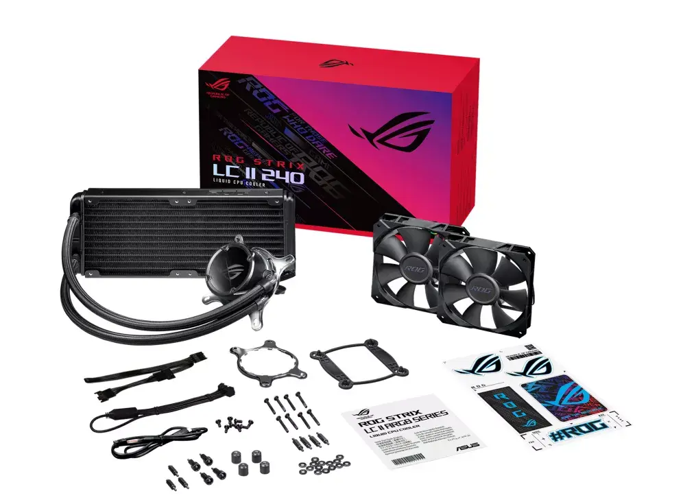 Visi vienā šķidruma dzesētājs ASUS ROG STRIX LC II 240 Photo 5