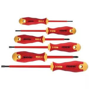 SET OF 6 FELO SCREWDRIVERS - ERGONIC VDE