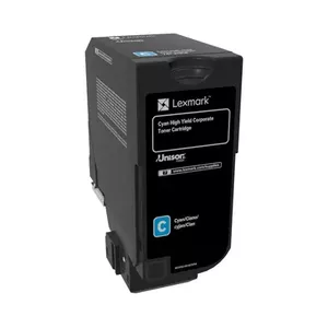 Картридж тонера Lexmark 74C2HCE 1000 страниц Голубой