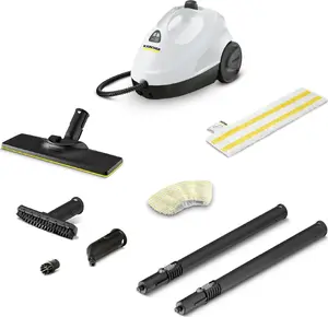 Цилиндрический пароочиститель Kärcher SC 2 EasyFix — 1 л, 1500 Вт, 3,2 бар давления пара, шнур 4 м
