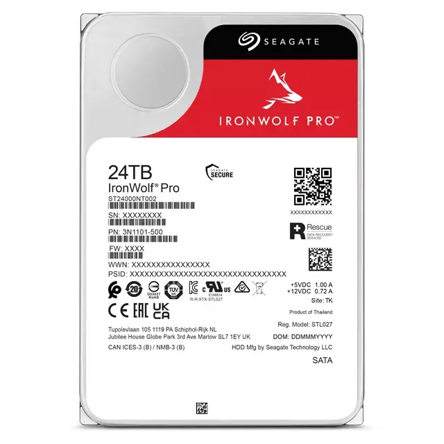 Cietais disks Seagate IronWolf Pro 24 TB ST24000NT002 Photo 4