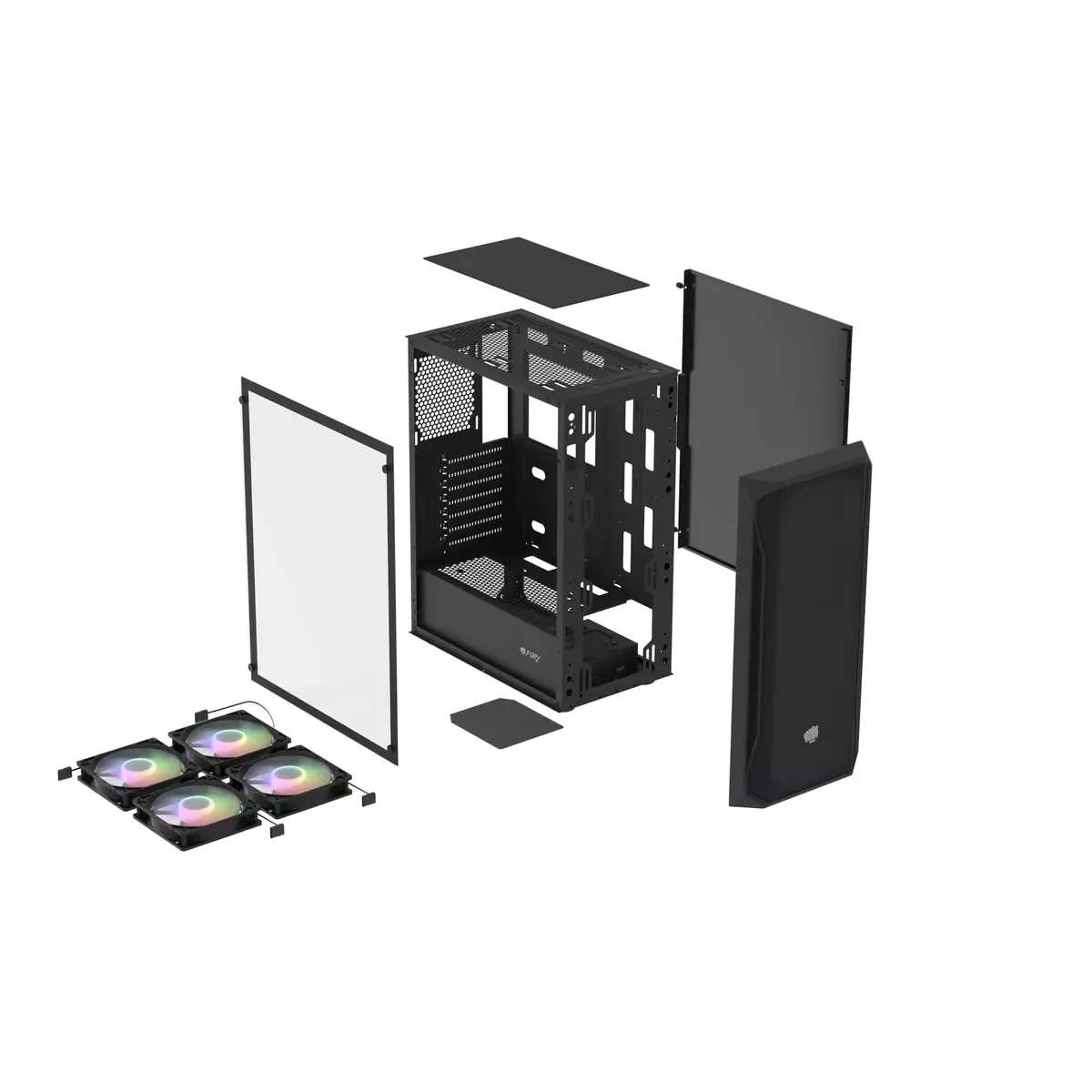 Fury Shobo SH4F RGB корпус — Midi Tower Photo 13