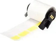 Label Brady M6-31-427-YL vinyl self-laminating yellow/transparent matte 25.40 x 12.70(38.10) mm for cables Ø 4.00–8.10 mm permanent