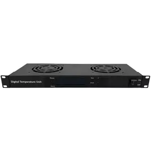 Rack accessory cooling fan Alantec SA-F-1U-2-T2-C, 1U, AC 230 V, steel housing, black