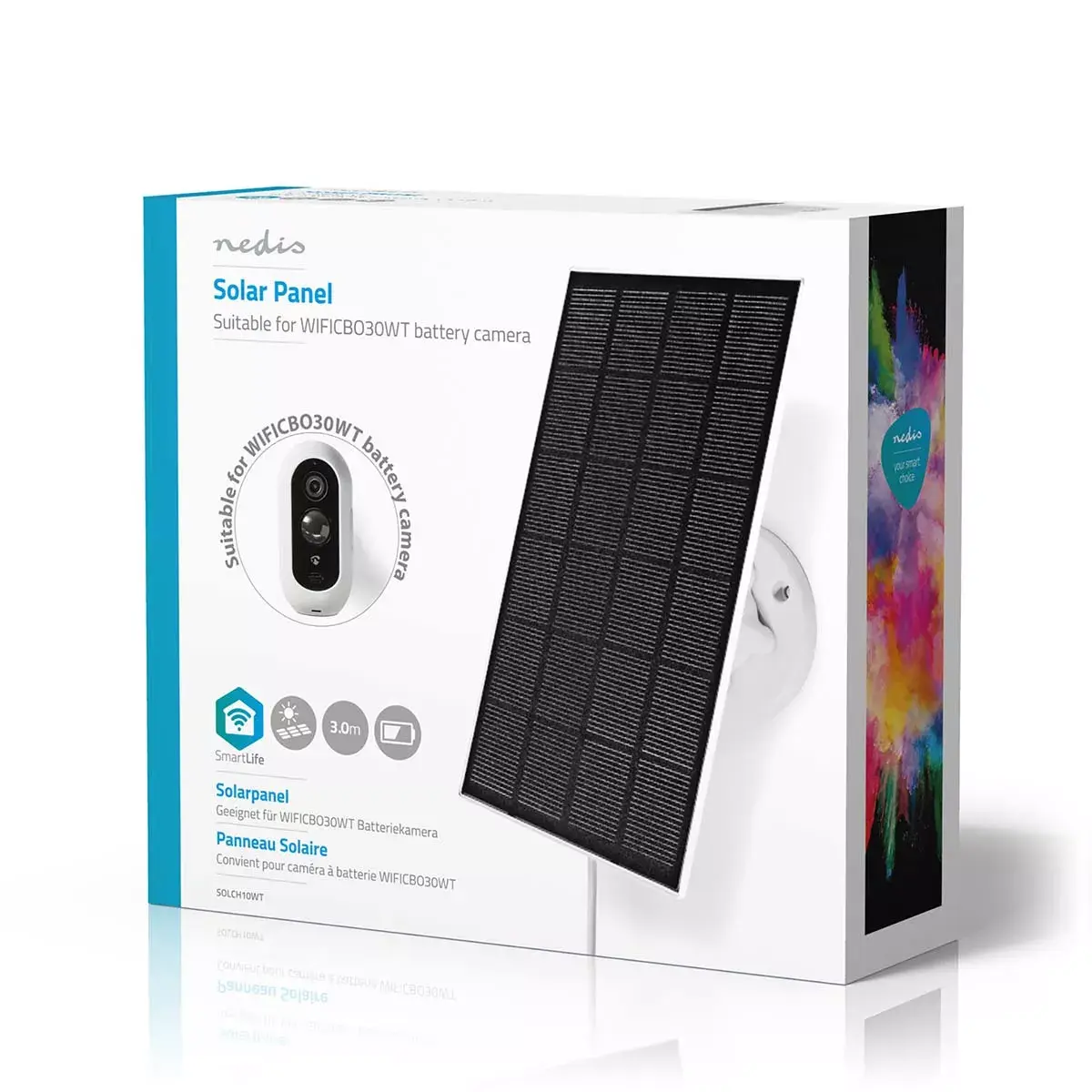 Nedis SOLCH10WT saules panelis 3 W USB Micro‑B Photo 12
