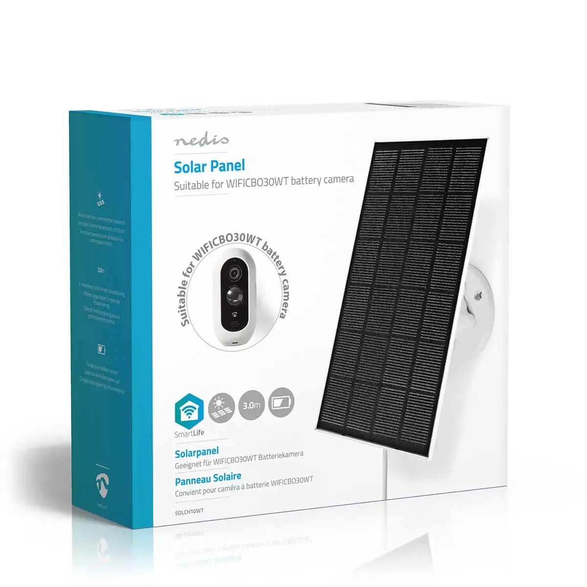 Nedis SOLCH10WT saules panelis 3 W USB Micro‑B Photo 13
