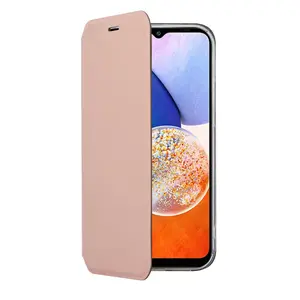 Кошелек-кейс SCREENOR Galaxy A15 5G Розовый 16.5 см с карманом для карт