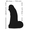 Дилдо Realistixxx Real Giant 22 см, Ø 7,0 см Photo 9