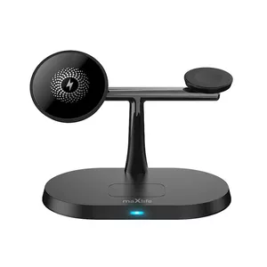 Беспроводное зарядное устройство maxlife MXWC-03 15W — Qi-платформа, черное