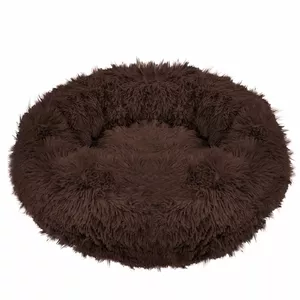 Pet bed Springos PA0143 — round pet bed for dogs and cats, 80 cm diameter