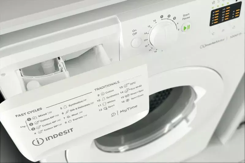 INDESIT MTWSA 61294 W EE фронтальная стиральная машина Photo 5