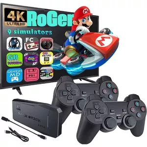 RoGer Retro Portatīva Konsole + 2 Kontrolieri / 21000 Spēles / HDMI