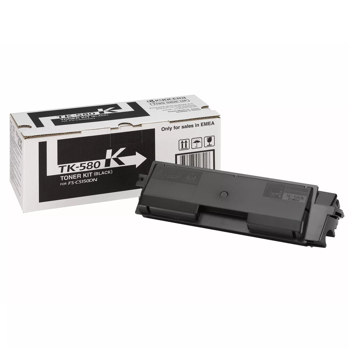 Toners Kasetne Kyocera TK-580K melna, oriģināla