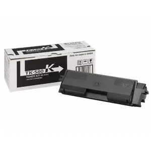 Картридж-тонер Kyocera TK-580K чёрный, оригинал, ресурс 3500 страниц, 1 шт.