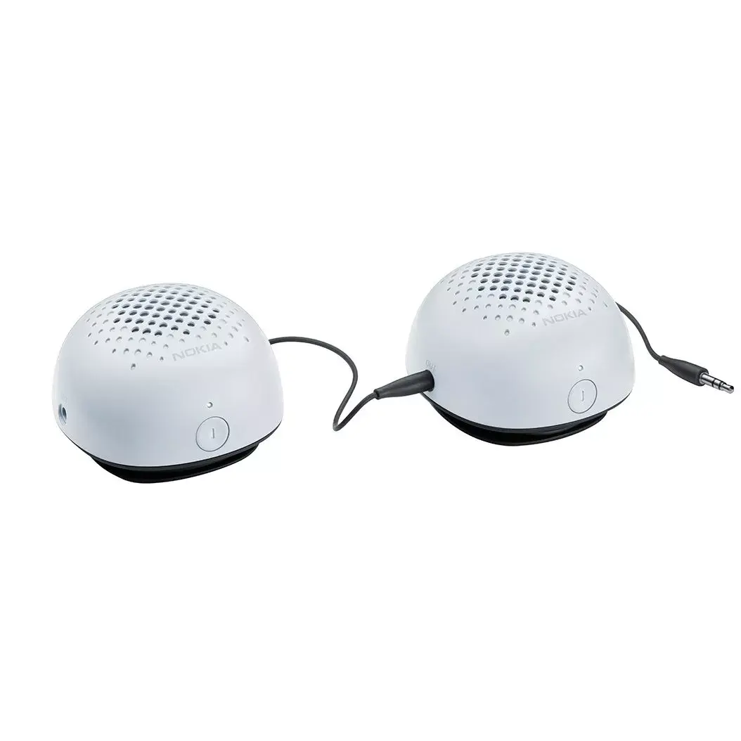 Mini speaker NOKIA MD-11 — 3.5 mm, white Photo 2
