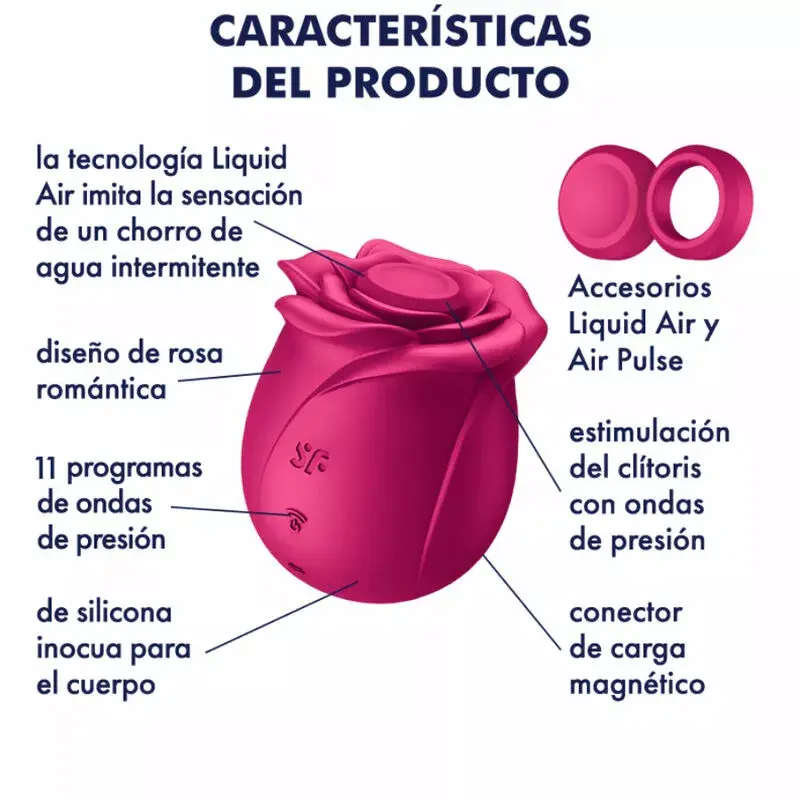 Vibrators Satisfyer Air Pulse Pro 2 Classic Blossom Photo 6