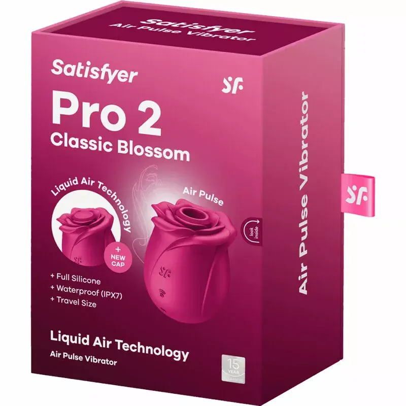 Vibrators Satisfyer Air Pulse Pro 2 Classic Blossom Photo 7