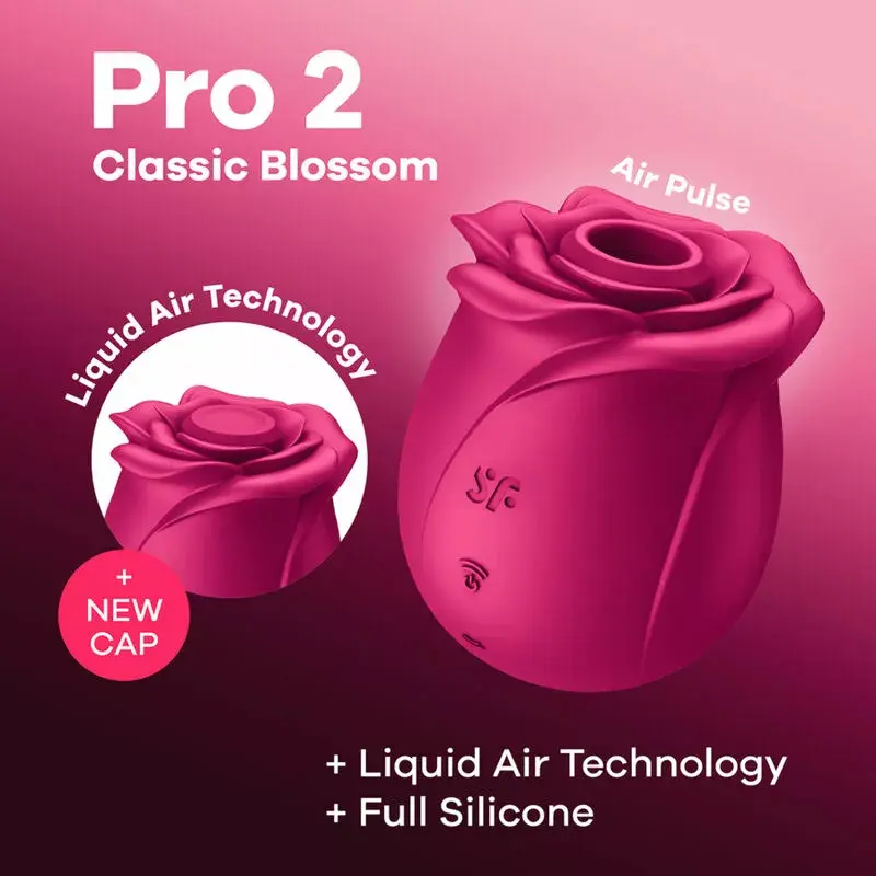 Vibrators Satisfyer Air Pulse Pro 2 Classic Blossom Photo 8