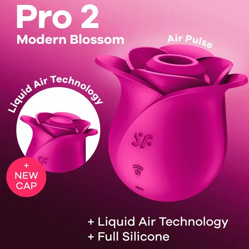 Satisfyer Pro 2 Modern Blossom — вибратор с воздушными импульсами Photo 8