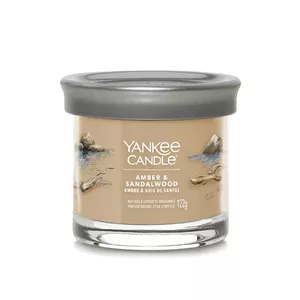 Yankee Candle Cylinder Wax Candle Amber & Sandalwood Beige 1 pc