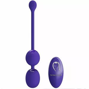 Vibrating Balls Pretty Love Silicone Violet