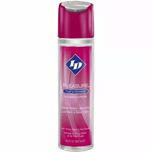 Personal water-based lubricant id lube PLEASURE Tinging Sensation 250 ml, water-soluble, condom- and toy-compatible