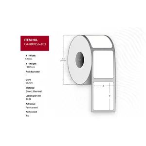 Printer label Capture CA-880156-101 high-quality durable labels