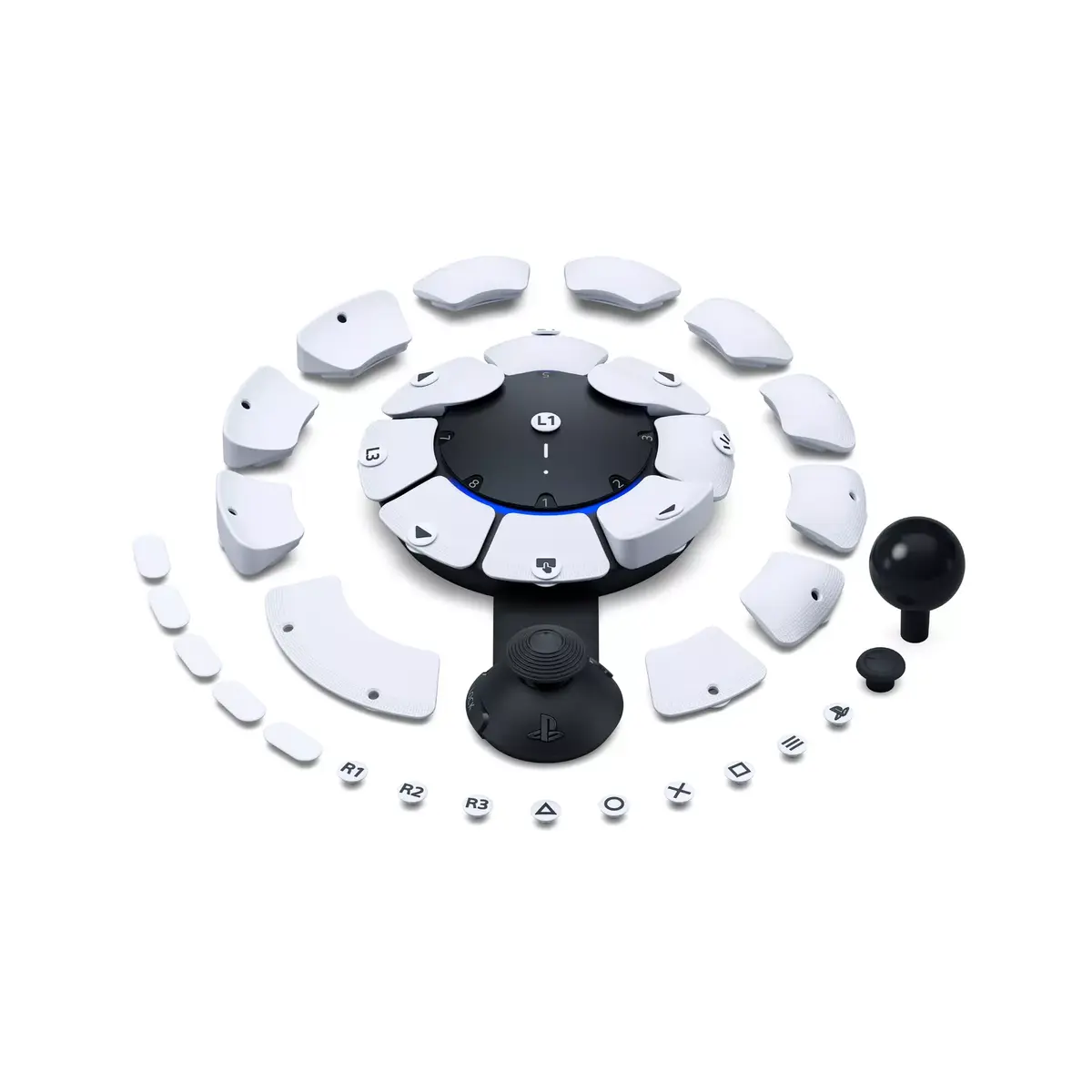 Aksesuārs Sony Access Black White PlayStation 5 Photo 4