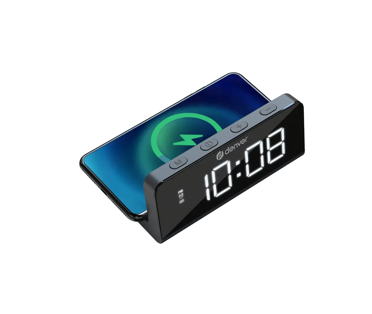 Digitālais modinātājs Denver ECQ-103MK2 Melns LED