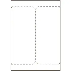 Принтерные этикетки Capture SHIPLABEL105X220-I2P Белые А4 Лазерная и струйная печать 10.5 x 22 см 1000 шт
