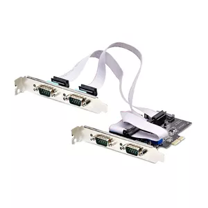 4-портовая последовательная PCIe карта StarTech.com PS74ADF-SERIAL-CARD RS232 RS422 RS485