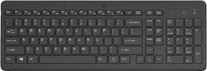 HP 225 Bezvadu tastatūra pilna izmēra 100% RF Wireless QWERTY melna