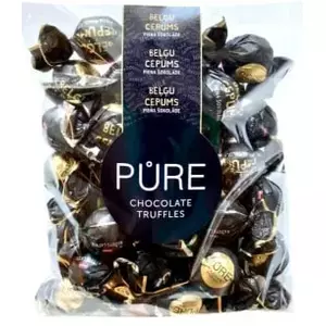 Box of Chocolate Truffles PURE 500 g — Belgian cookie cream filling