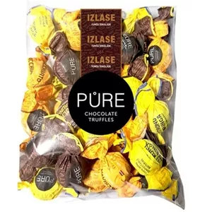 Chocolate truffles pure chocolate 450-19666 assorted fillings — lemon meringue, macchiato, brownie, 500 g