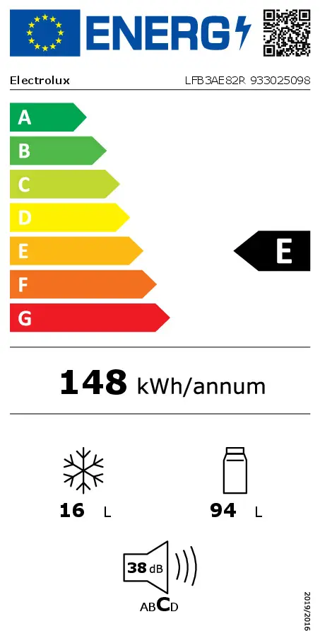 Electrolux LFB3AE82R Встраиваемый холодильник Photo 2