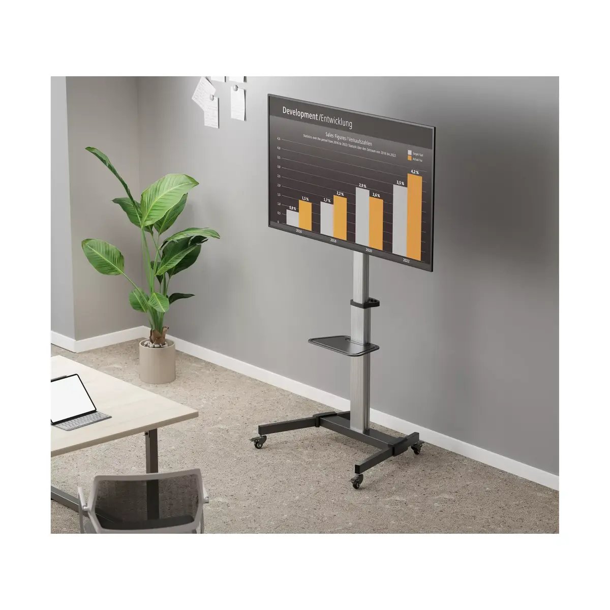 TV ratiņi Equip 37-86" Photo 7