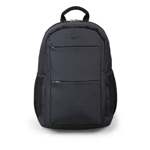 PORT Designs SYDNEY BP ECO 15.6/16 BK Mugursoma melns poliesters ar 2 priekšt Biskām un plecu siksnu portatīvajiem datoriem līdz 39.6 cm