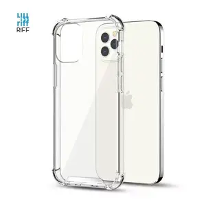 Aizmugures vāciņš Riff priekš iPhone 14, caurspīdīgs 0,5 mm ar antišoka īpašību