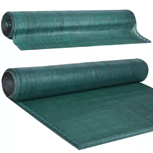 Shade Net Springos SN0037 185 GSM 1.5 x 50 m with 200 Strips, Green