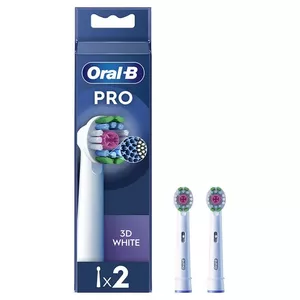 Braun Oral-B Pro 3D White, 2 шт., белый - Насадки для зубной щетки