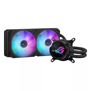 Liquid cooling kit ASUS ROG Strix LC III 240 ARGB — 240mm radiator, 2×120mm PWM fans, LCD, 40cm tubes, copper water block