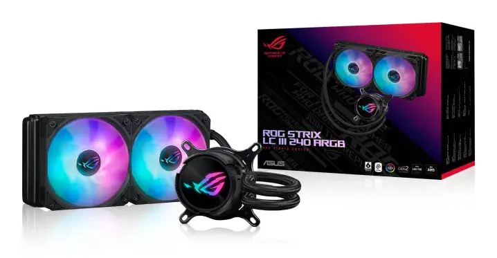 ASUS ROG Strix LC III 240 ARGB šķidruma dzesēšanas komplekts Photo 7