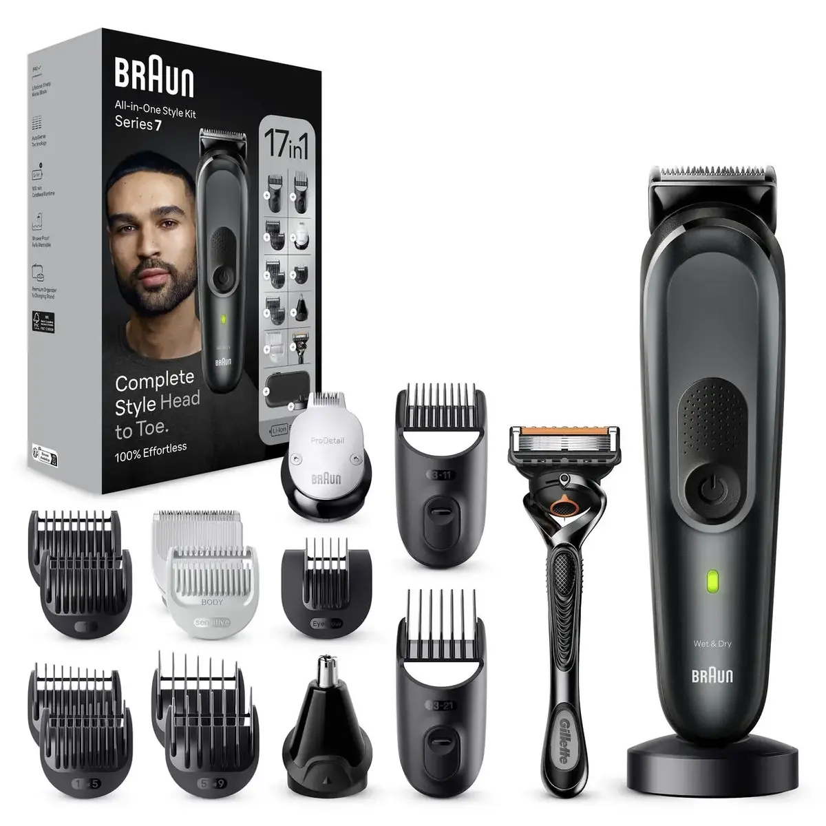 BRAUN MGK7491 беспроводной мультигруминг комплект Photo 3